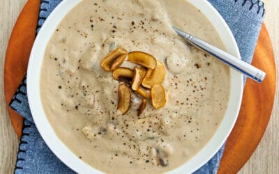 Cream-less Cream of Mushroom Soup