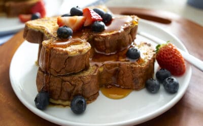 French Toast with No Yolking™ Egg White Protein Bread