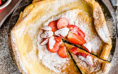 Strawberry & Cardamom Dutch Baby Pancake