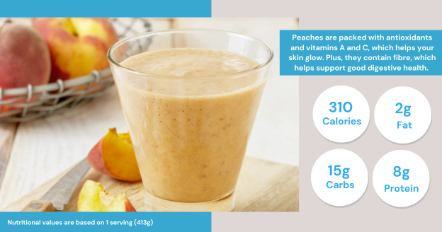 peach smoothie with nutritional facts 